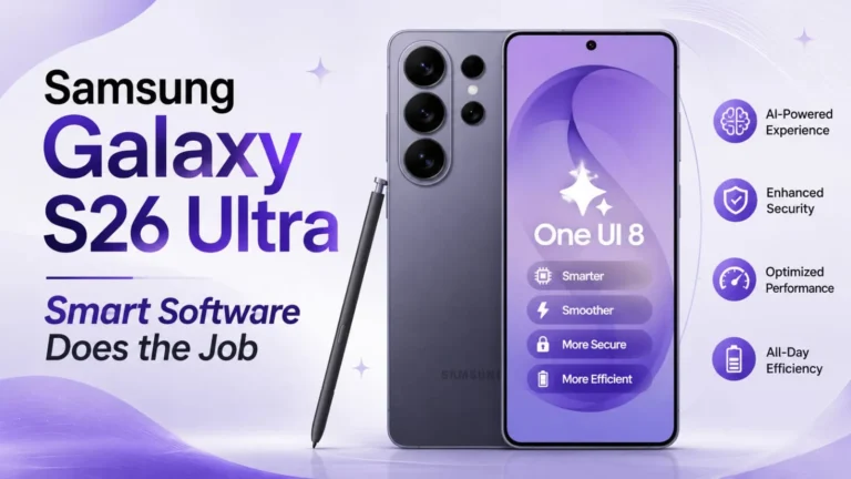 Samsung Galaxy S26 Ultra battery performance and One UI optimization