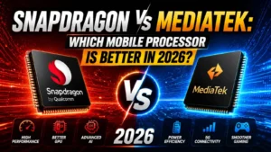 Snapdragon vs MediaTek processor comparison 2026 mobile chipset
