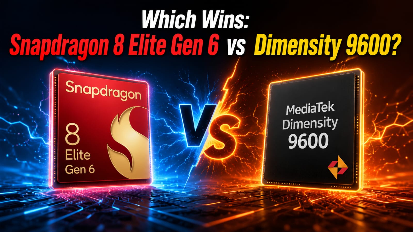 Which Wins: Snapdragon 8 Elite Gen 6 vs Dimensity 9600?