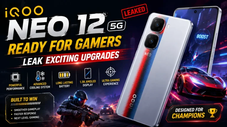 iQOO Neo 12 5G Ready for Gamers