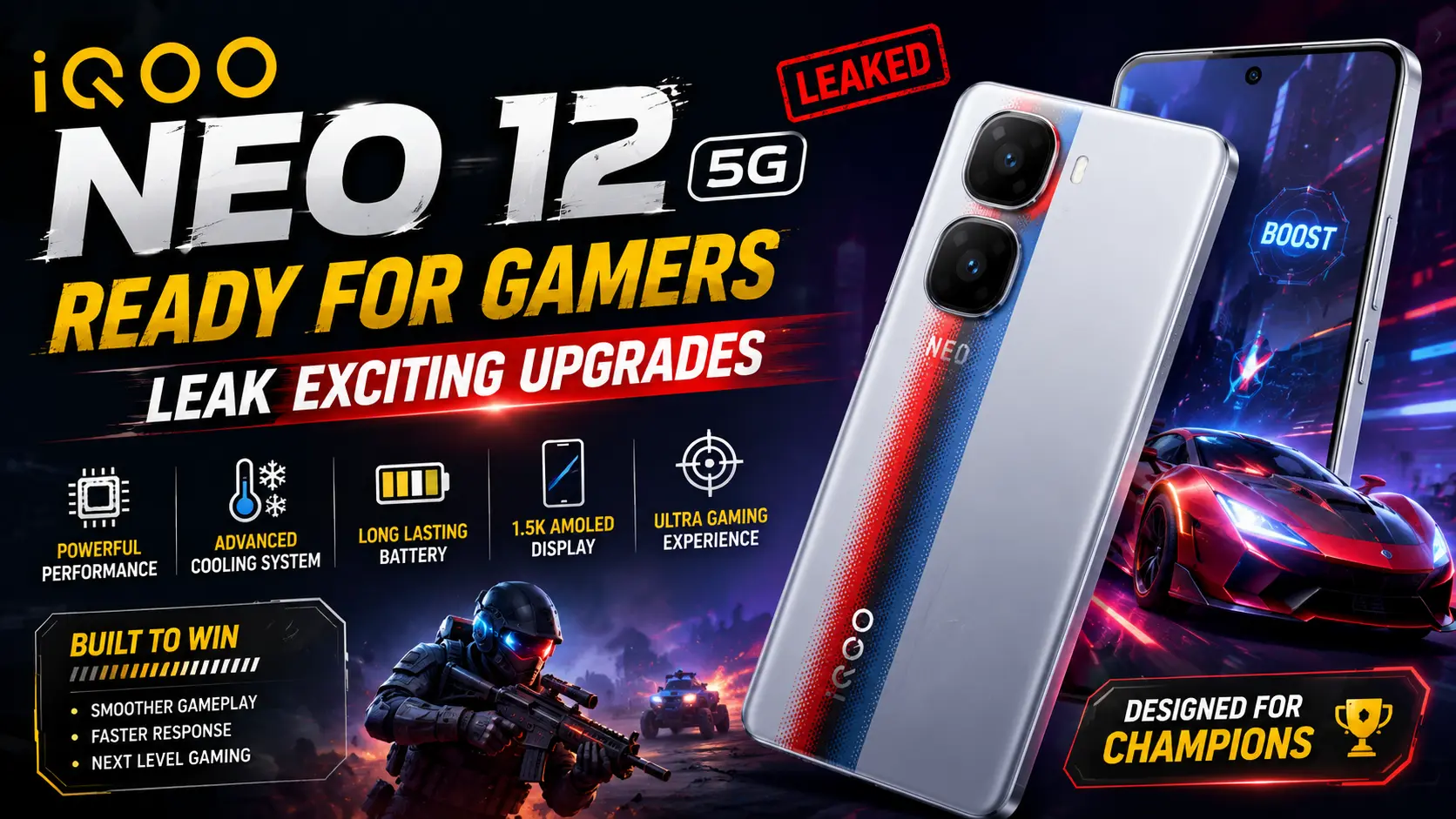 iQOO Neo 12 5G Ready for Gamers