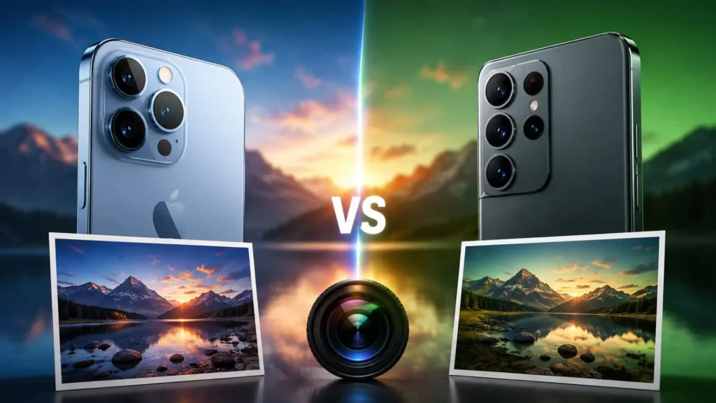 iPhone vs Android camera comparison photo quality