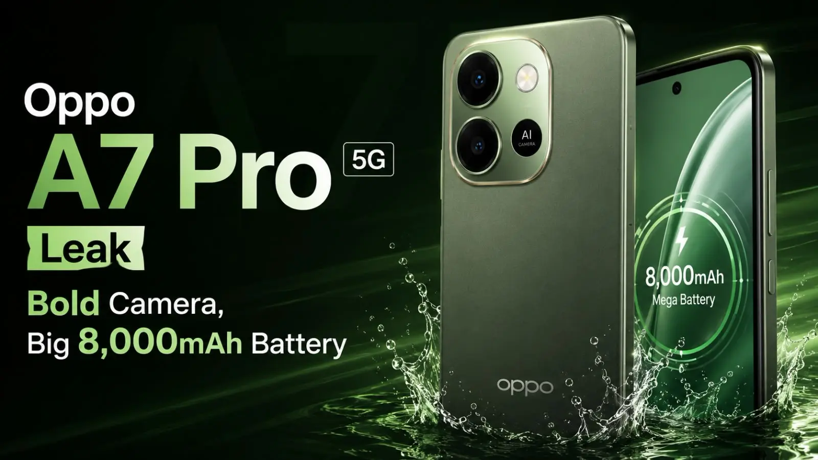 Oppo A7 Pro 5G leak camera and battery