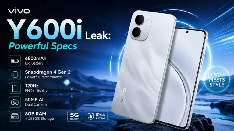 Vivo Y600i leak powerful specs AI tag