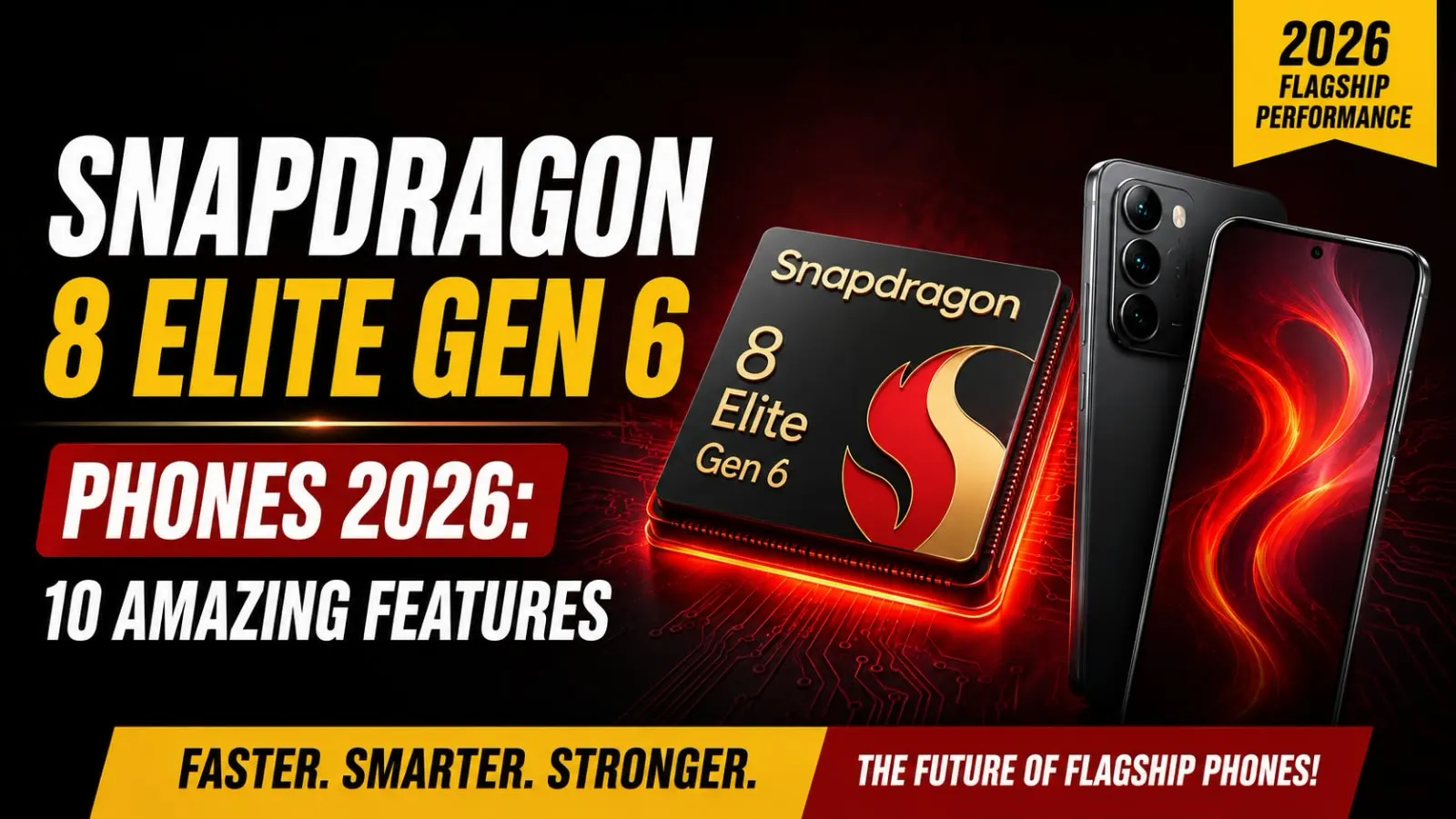 Snapdragon 8 Elite Gen 6 phones 2026 features