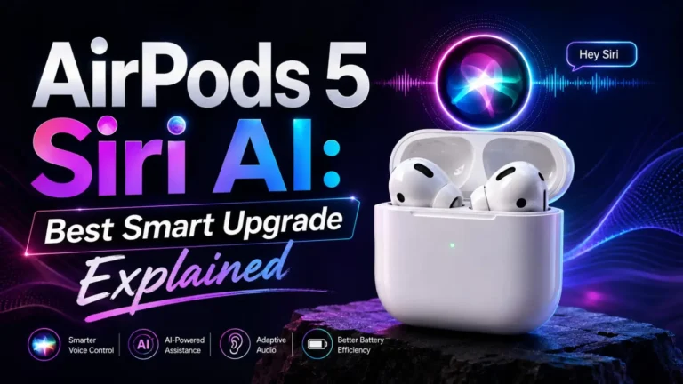 AirPods 5 with Siri AI and Active Noise Cancellation upgrade