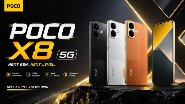 POCO X8: 9000mAh Power, One Small Gaming Weakness