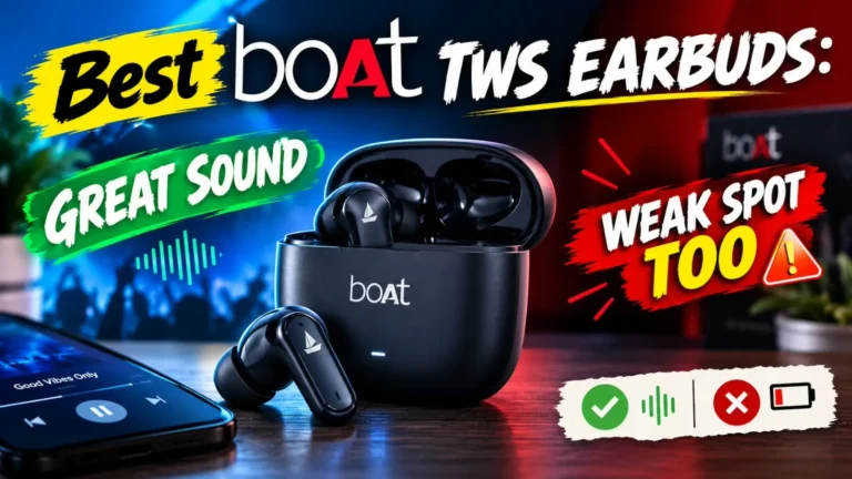 Best boAt TWS Earbuds in 2026: Great Sound, Weak Spot Too