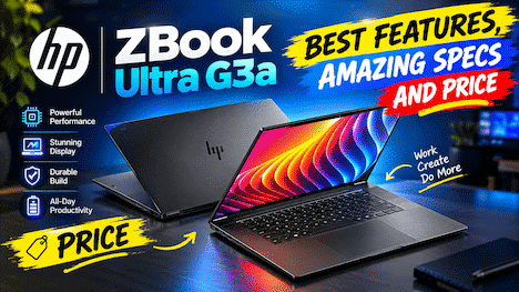 HP ZBook Ultra G3a laptop features and price