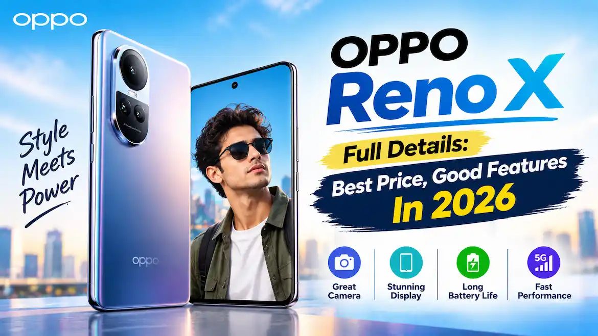 OPPO Reno X smartphone showing display, camera, and design in 2026