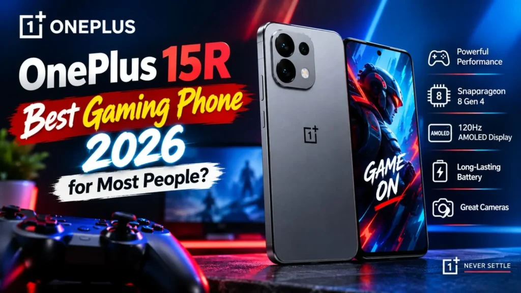 OnePlus 15R gaming smartphone