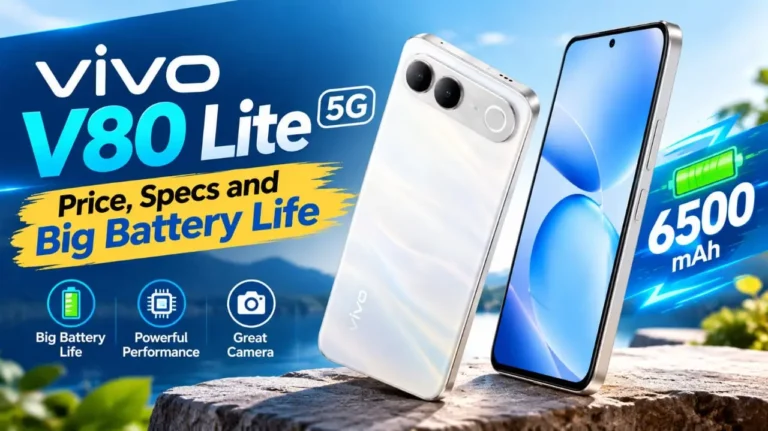 vivo V80 Lite 5G with big battery
