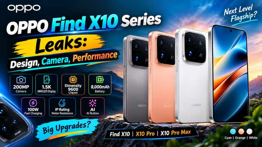 OPPO Find X10 Series 200MP camera and key specs